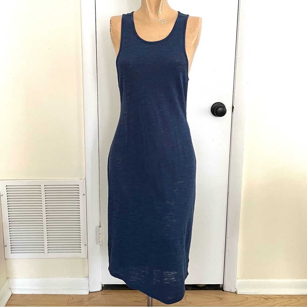American Eagle Outfitters Blue Cutout Back Midi Dress or Beach Cover Up